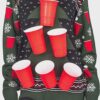 Giant Beer Pong Christmas Awesome Ugly Sweater - Narides