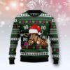 Giraffe Let It Glow Christmas Christmas Awesome Ugly Sweater - Narides