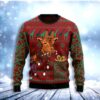 Giraffe Scarves Christmas Ugly Sweater - Narides