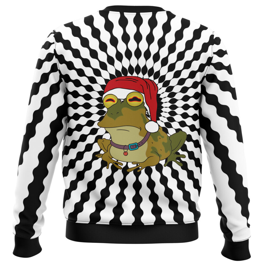 Glory To The Hypnotoad Ugly Christmas Sweater - Holiday Jumper Sweatshirt - Narides