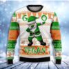 Go Vegan Dabbing Santa Christmas Awesome Ugly Sweater - Narides