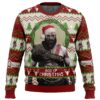 God of Christmas God of War Ugly Christmas Sweater - Holiday Jumper Sweatshirt - Narides