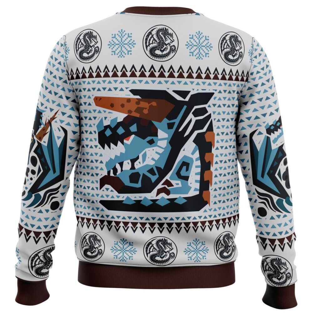 Gogmazios Monster Hunter Ugly Christmas Sweater - Holiday Jumper Sweatshirt - Narides