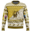 Golden Deer Fire Emblem Ugly Christmas Sweater - Holiday Jumper Sweatshirt - Narides