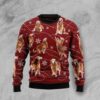 Golden Retriever Christmas Awesome Ugly Sweater - Narides