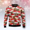 Golden Retriever Paw Heart Beats White And Black Christmas Limited Ugly Sweater - Narides