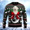 Golden Retriever Xmas Ball Womens Christmas Awesome Ugly Sweater - Narides