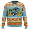 Grateful Dead Bus Grateful Dead Ugly Christmas Sweater - Holiday Jumper Sweatshirt - Narides