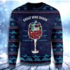 Great Wine Shark Christmas Limited Ugly Sweater - Narides