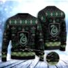 Green And Silver Snake Christmas Limited Ugly Sweater - Narides