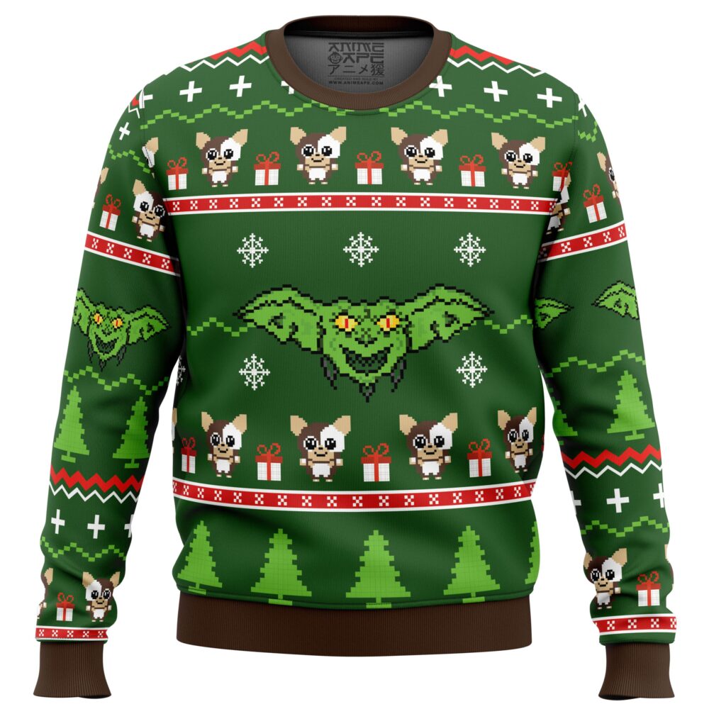 Gremlins Ugly Christmas Sweater - Holiday Jumper Sweatshirt - Narides