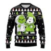 Grinch And Joe Cool Snoopy Joe Cool Snoopy Fan Awesome Ugly Sweater - Narides