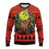 Grinch Hug Cleveland Browns Christmas Awesome Ugly Sweater - Narides