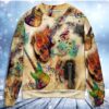 Guitar Music Bass Its Like Guitar But Way Cooler Bass Guitar Christmas Awesome Ugly Sweater - Narides