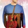 Guitar Red Fend Lttlj Christmas Ugly Sweater - Narides