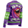 Ha ha ha happy Christmas Joker Christmas Sweater - Holiday Jumper Sweatshirt - Narides