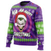 Ha ha ha happy Christmas Joker Christmas Sweater - Holiday Jumper Sweatshirt - Narides