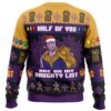 Half of You Are On The Naughty List Thanos Marvel Ugly Christmas Sweater - Holiday Jumper Sweatshirt - Narides