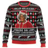 Haller Hallelujer Praise The Lort Merry Christmurr A Madea Christmas Ugly Christmas Sweater - Holiday Jumper Sweatshirt - Narides