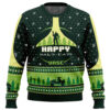 Happy Halo-days Halo Ugly Christmas Sweater - Holiday Jumper Sweatshirt - Narides