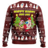 Happy Happy Joy Joy Ren And Stimpy Ugly Christmas Sweater - Holiday Jumper Sweatshirt - Narides