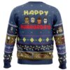 Happy Horrordays Halloween Ugly Christmas Sweater - Holiday Jumper Sweatshirt - Narides