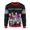 Happy Purride Lgbt Christmas Limited Ugly Sweater - Narides