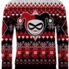 Harley Quinn Happy Harleydays Christmas Ugly Sweater - Narides