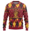 Harry Potter Gryffindor Crest Holiday Christmas Custom Party Ideas Christmas Jumper Awesome Ugly Sweater - Narides