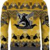 Harry Potter O Hufflepuff Night Christmas Awesome Ugly Sweater - Narides