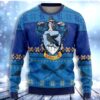 Harry Potter Slytherin Blue Womens Christmas Awesome Ugly Sweater - Narides