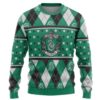 Harry Potter Slytherin Crest Holiday Christmas Custom Party Ideas Christmas Jumper Ugly Sweater - Narides