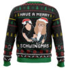 Have A Merry Schwingmas Wayne's World Ugly Christmas Sweater - Holiday Jumper Sweatshirt - Narides