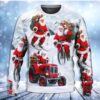 Having Fun With Santa Claus For Xmas Christmas Limited Ugly Sweater - Narides