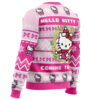 Hello Kitty is Coming to Town Ugly Christmas Sweater - Holiday Jumper Sweatshirt - Narides