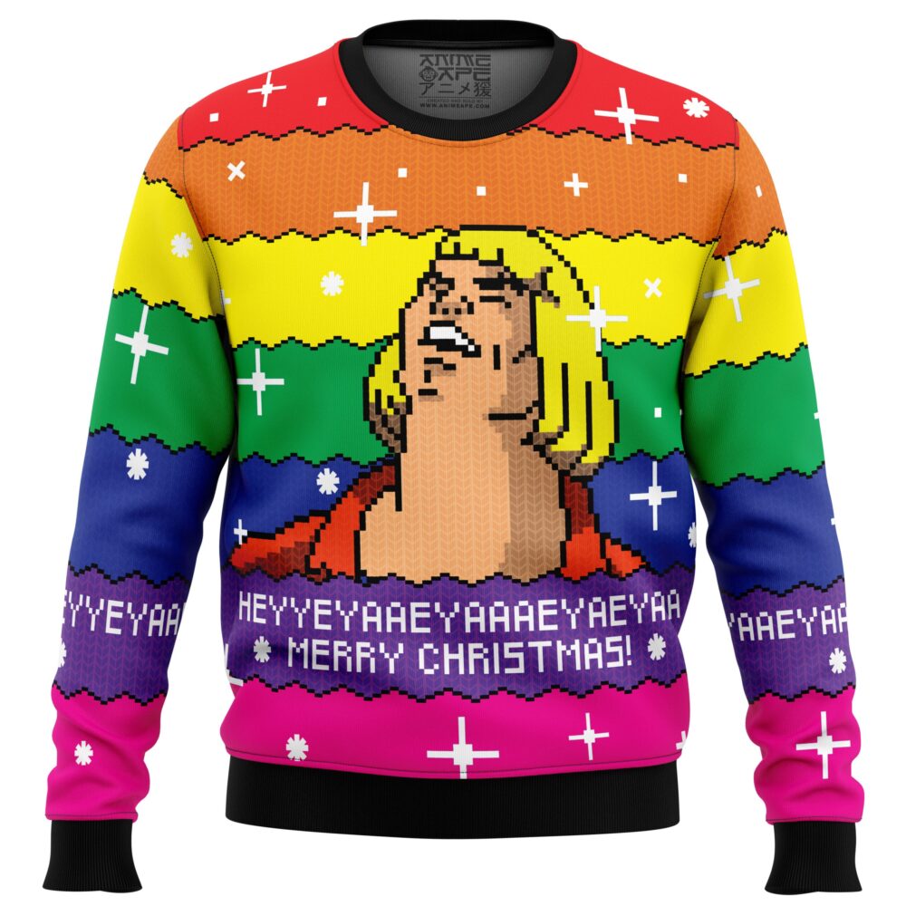 HEYYEYA HE-MAN Ugly Christmas Sweater - Holiday Jumper Sweatshirt - Narides