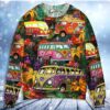 Hippie Bus Peace Life Colorful Style Christmas Awesome Ugly Sweater - Narides