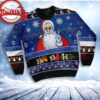 Ho Ho Ho Hippie Santa Claus Christmas Limited Ugly Sweater - Narides