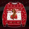 Holiday Dachshund Christmas Us1885 Awesome Ugly Sweater - Narides