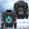 Horror Jaws Shark We Need A Bigger Boat Christmas Limited Ugly Sweater - Narides