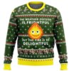 HOWLS MOVING CASTLE Calcifer Fire is so Delightful Ugly Christmas Sweater - Holiday Jumper Sweatshirt - Narides