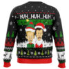 Huh...Huh...Huh... Beavis and Butthead Ugly Christmas Sweater - Holiday Jumper Sweatshirt - Narides