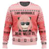 I Am Adorable Spy X Family Ugly Christmas Sweater - Holiday Jumper Sweatshirt - Narides