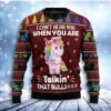 I Ca Not Hear You Unicorn Christmas Awesome Ugly Sweater - Narides