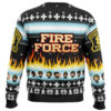 I Heard Santa on the Roof Fire Force Ugly Christmas Sweaters - Holiday Jumper Sweatshirt - Narides