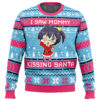 I Saw Mommy Love, Chunibyo & Other Delusions! Ugly Christmas Sweater - Holiday Jumper Sweatshirt - Narides