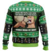 I Wanna Drink My Booze Zoro One Piece Ugly Christmas Sweater - Holiday Jumper Sweatshirt - Narides