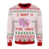 I Want A Hippopotamus Christmas Us3535 Limited Ugly Sweater - Narides