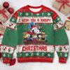 I Wish You a Joe Cool Snoopy Christmas Ugly Christmas Sweater | Joe Cool Holiday Jumper – Narides