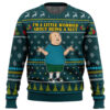 I'm a Little Worried King Of The Hill Ugly Christmas Sweater - Holiday Jumper Sweatshirt - Narides